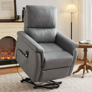 Electric Lifting Recliner Armchair - Grey