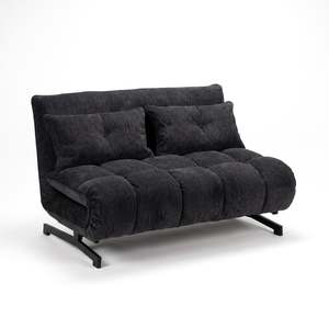 Wendy 2 Seaters 2-in-1 Sofa Bed – Black