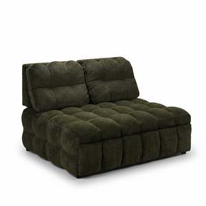 Pre Order: Cozura 2-in-1 Sofa Bed Dark Green - Double