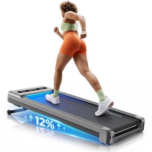 MERACH NovaWalk W50 TrekPad, 12% Auto Incline Walking Pad Treadmills for Home, 4&hellip;