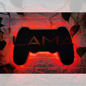 LED Wall Hanging: PS Controller LED Wall Hanging