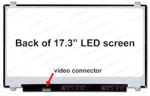 LCD: Replacement Super Slim LED For 17.3inch 40pin B173ZAN01.0