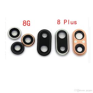 Iphone 8 8 Plus: Replacement Back Camera Lens Cover Glass With Frame For Iphone 8 Plus 5.5"