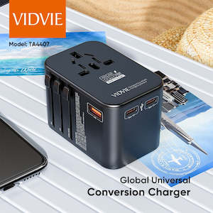 VIDVIE Global Universal Conversion Charger 65W TA4407