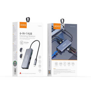 Vidvie: Vidvie HUB01 6-IN-1 HUB Docking Station