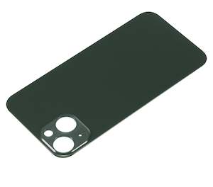 No Logo Back Glass For iPhone 13 6.1" Green (Big Cam Lens Hole)