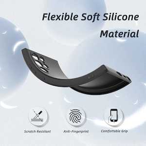 Silicone Soft Feeling Case For iPhone XS Max Black