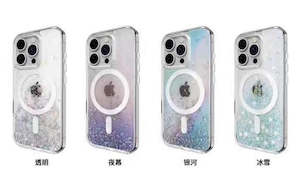 Switcheasy Protective Glitter Magsafe Case For iPhone 15 Pro Clear