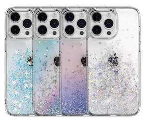 Switcheasy Protective Glitter Case For iPhone 15 Pro Max White