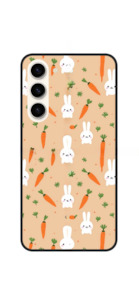 A06 A065 2024%f0%9f%86%95: Bunny & Carrot Printed Snap Case For Samsung Galaxy A06 (4G) - POD