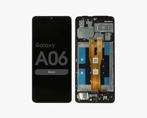 Replacement Lcd Screen Assembly With Frame for Samsung Galaxy A06 4G Black