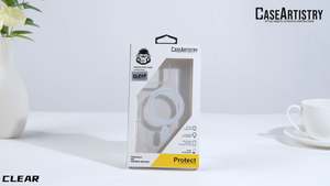 Case Artistry Mag Armor Clear Case For iPhone 12 / 12 Pro - Strong Magnet