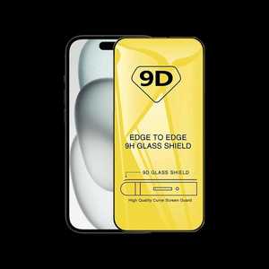9D Full Cover 9H Premium Tempered Glass For iPhone XR / 11 Black