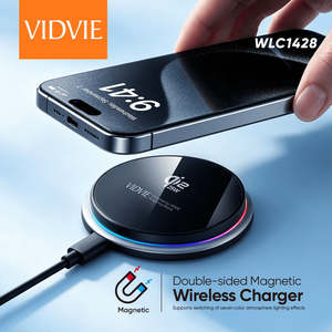 Vidvie: Vidvie WLC1428 Qi2 25W Double-Sided Magnetic Wireless Charger