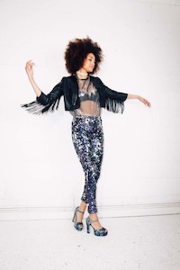 Unisex Sequin Party Pants: PETROL PURPLE BLUE SILVER SEQUIN PARTY PANTS