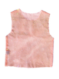 RHINESTONE SLEEVELESS TOP - PINK