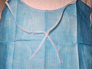 Additional Bibs with ties - Sparkle White
