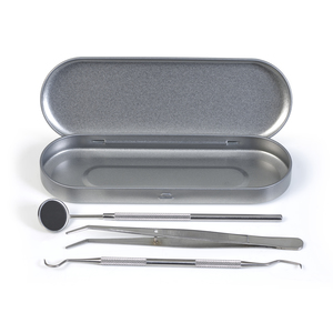 Hygiene Kits – Incl. Stainless Steel Pick, Scaler, Mouth mirror in Silver Case&hellip;