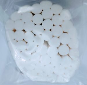 Cotton cheek rolls (Qty 50 = 25 clients) great for soaking up saliva - Sparkle White