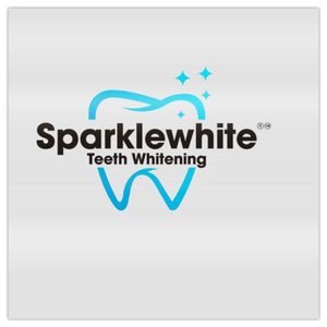 Window decal SWT Logo 12cm x 12cm clear background - Sparkle White
