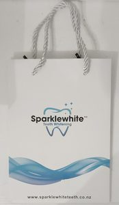 Products: Gift bag with rope handles (holds our Home Kits perfectly) - Sparkle White