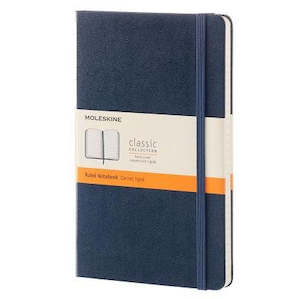 Moleskine Notebooks: Moleskine Pocket Hard Cover Notebook Ruled (9 cm x 14 cm) Red or Blue