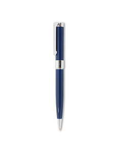 Pens: Noblesse Blue & Chrome Ball Pen by Pierre Cardin in Presentation Box