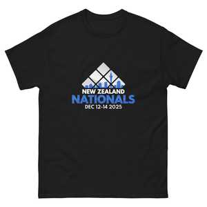 NZ Nationals 2025 Full Print Tee (Black)