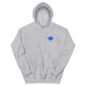 Speedcube.co.nz Wheke Octopus and Paint Splat Hoodie Grey