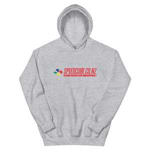 Speedcube.co.nz Super Retro Hoodie Grey