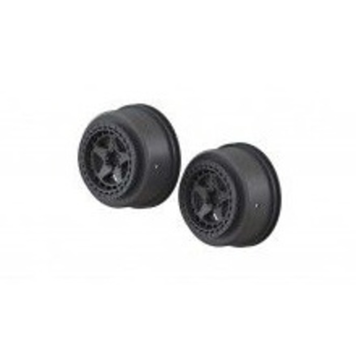 Products: AR510096 SC 2.2/3.0 Wheel 14mm Hex Black (2) suit Senton Mega & 3S BLX by ARRMA