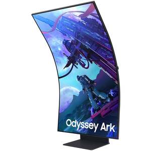 Displays: Samsung Odyssey ARK Gen2 55" Curved 1000R 4K UHD 165Hz Mini-LED Gaming Monitor