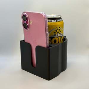 3d Printed: Cup and Phone Holder Cockpit Mount