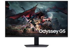 Displays: Samsung 32" Odyssey G5 G50D QHD 180Hz Gaming Monitor