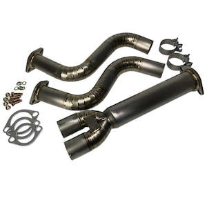 Exhaust Systems: PLM Power Driven Titanium Mid Y-Pipe for Nissan 370Z