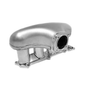 Intake Manifolds: Plazmaman Honda K20 Centre Feed 4 injector Intake Manifold With Burst Panel - Raw Finish