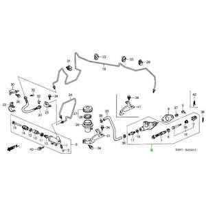 D Series D16: Honda Genuine Clutch Master Cylinder HR-V D16W