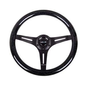 NRG Innovations 350mm 1.5" Deep Dish Wood Grain Steering Wheel