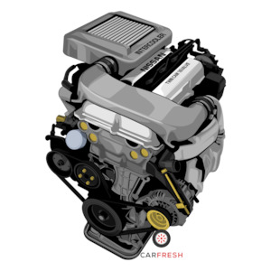 SR20DET ENGINE CARFRESH AIR FRESHNER