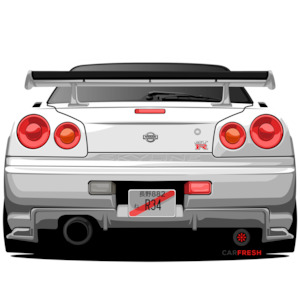 Dress Up: R34 GTR  CARFRESH AIR FRESHNER
