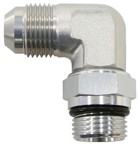 MALE -6 ORB 90 TO -6AN MALE   SILVER FULL SWIVEL