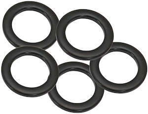 Wheels: STANDARD WHEEL NUT WASHER     BLACK 1.060 OD 0.695 ID 5 PACK