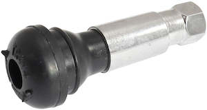 RUBBER PULL THRU VALVE STEM SINGLE CHROME 7/16" HOLE