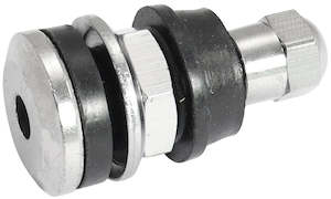 BOLT IN WHEEL VALVE STEM  SINGLE CHROME 7/16" 5/8" HOLES