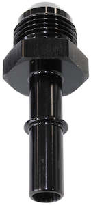 Sump Accessories: EFI FUEL FITTING -6 PUSH IN TO 5/16 MALE HARD TUBE Black
