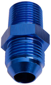 MALE FLARE -20AN TO 1" NPT BLUE MALE FLARE TO NPT ADAPTER