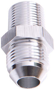MALE FLARE -16AN TO 3/4" NPT SILVER MALE FLARE TO NPT ADAPT