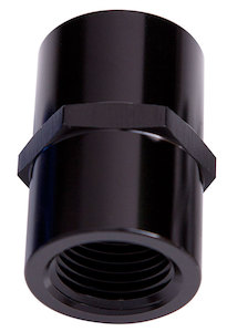 FEMALE COUPLER 3/8" NPT  BLACK FEMALE TO FEMALE