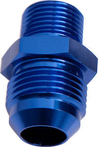 An Fittings: METRIC M14 X 1.5MM TO -10AN   BLUE MALE M14 X 1.5MM TO -10AN