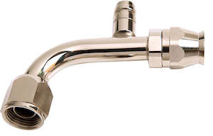 An Line: -10 A/C FITTING W/CHARGE 90DEGSTAINLESS